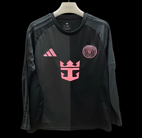 25/26 Inter Miami Away Black Long Sleeve Jersey