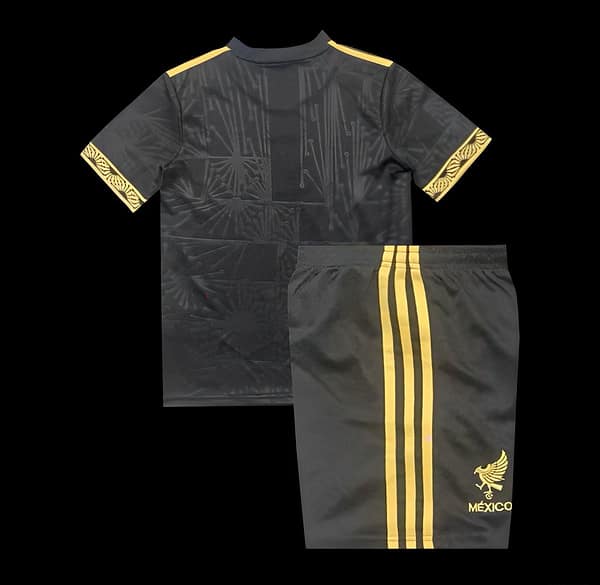 2025 Kids Mexico Gold Cup Black Special Jersey - Image 2