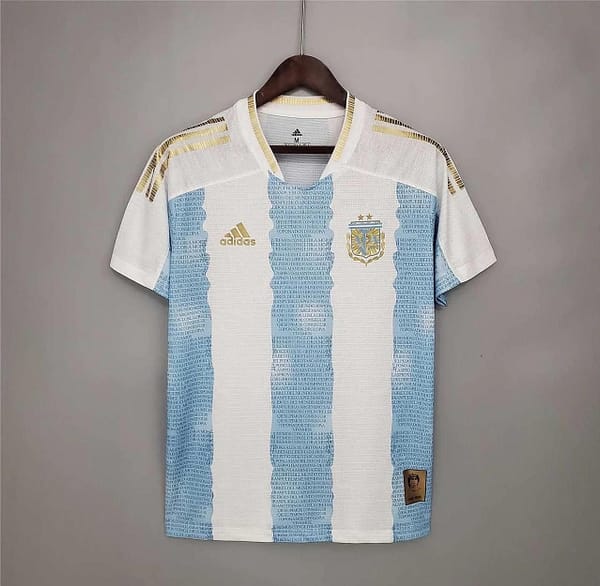 Retro 2021 Argentina Home Maradona Commemorative Edition Jersey