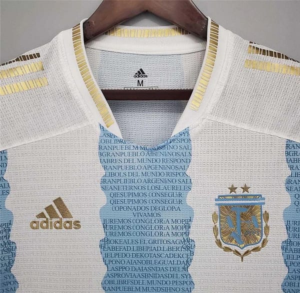 Retro 2021 Argentina Home Maradona Commemorative Edition Jersey - Image 5