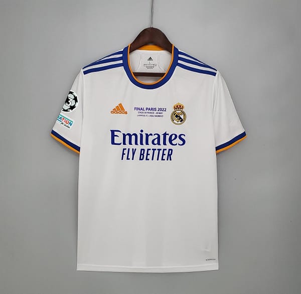 21/22 Real Madrid Final Version Home Soccer Jersey