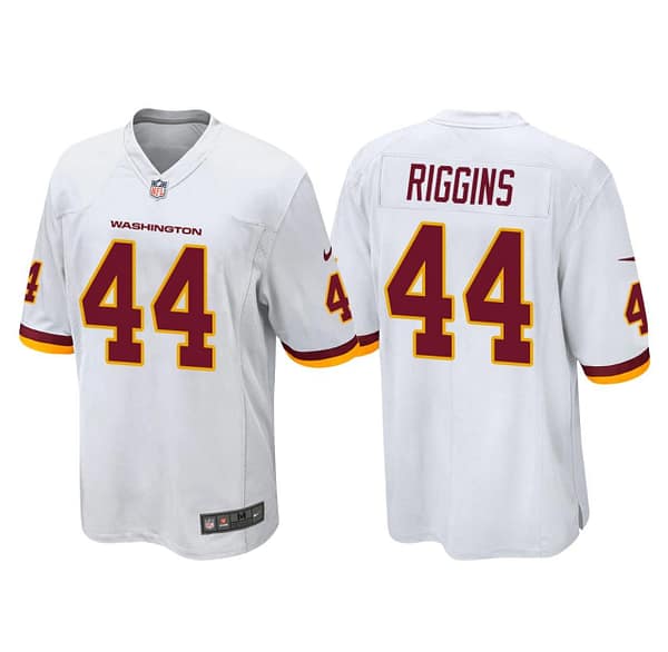 Men's #44 John Riggins White Retired Player Limited Team Jersey