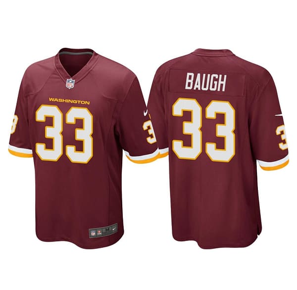 Men's #33 Sammy Baugh Burgundy Retired Player Limited Team Jersey