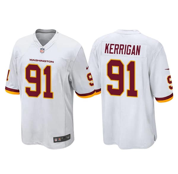 Men's #91 Ryan Kerrigan White Player Limited Team Jersey