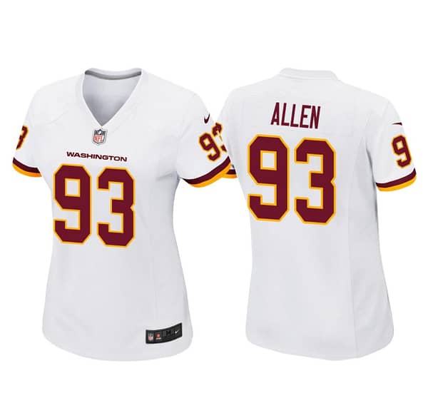 Women's Jonathan Allen White Player Limited Team Jersey