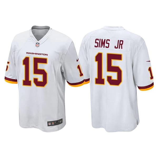 Men's #15 Steven Sims Jr. White Player Limited Team Jersey