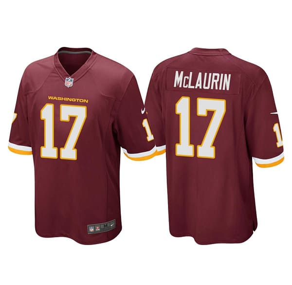 Men's #17 Terry McLaurin Burgundy Player Limited Team Jersey