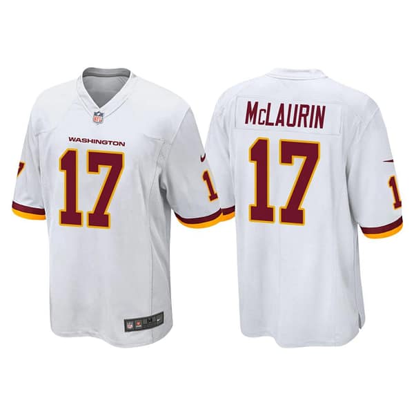 Men's #17 Terry McLaurin White Player Limited Team Jersey