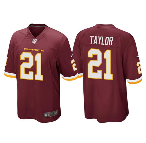 Men's #21 Sean Taylor Burgundy Retired Player Limited Team Jersey