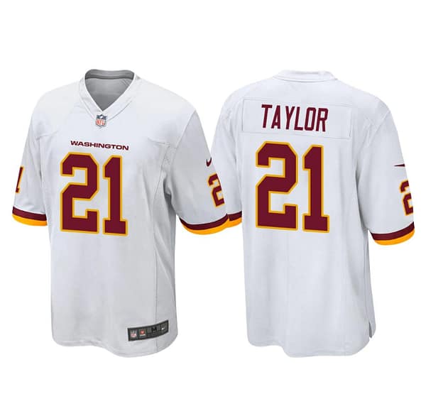 Men's #21 Sean Taylor White Retired Player Limited Team Jersey