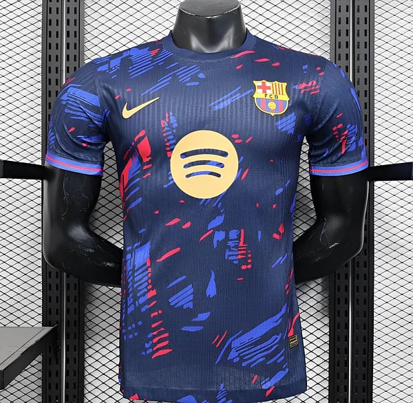 Player Version 25/26 FC Barcelona Navy Blue with Spotify Sponsor Jersey