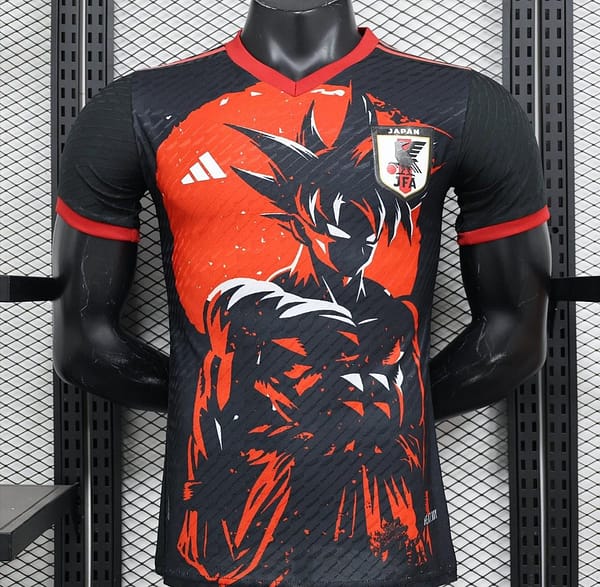 Player Version 2024 Japan Dragon Ball Goku Red/Black Jersey