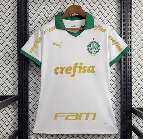 24/25 Women Palmeiras Away White Jersey + All Sponsors - Image 6