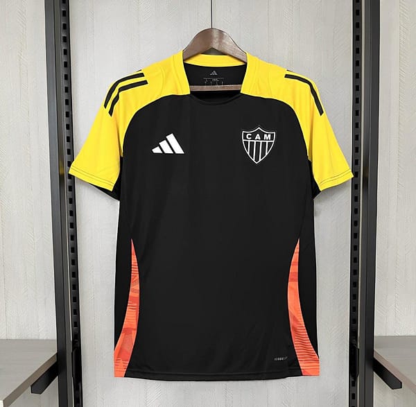 25/26 Atletico Mineiro Training Black/Yellow Jersey S-XXXXL