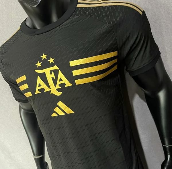 Player Version 2024 Argentina Black Pre-Match Special Jersey - Image 3