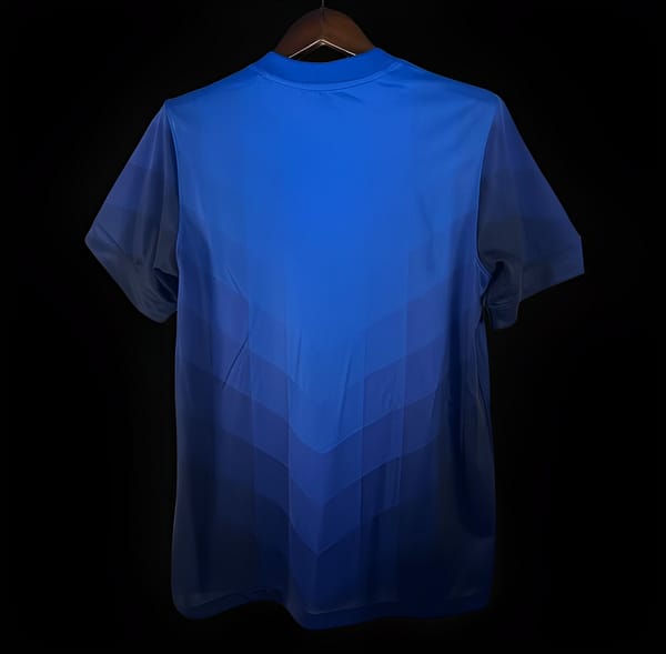 Retro 2014 Netherlands Away Blue Jersey - Image 2