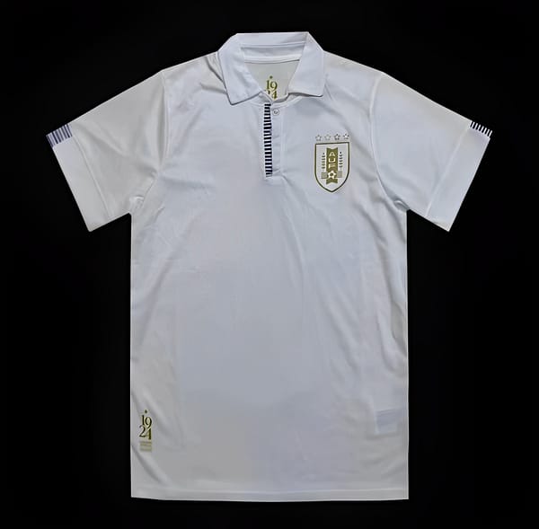 2024 Uruguay Away White Jersey
