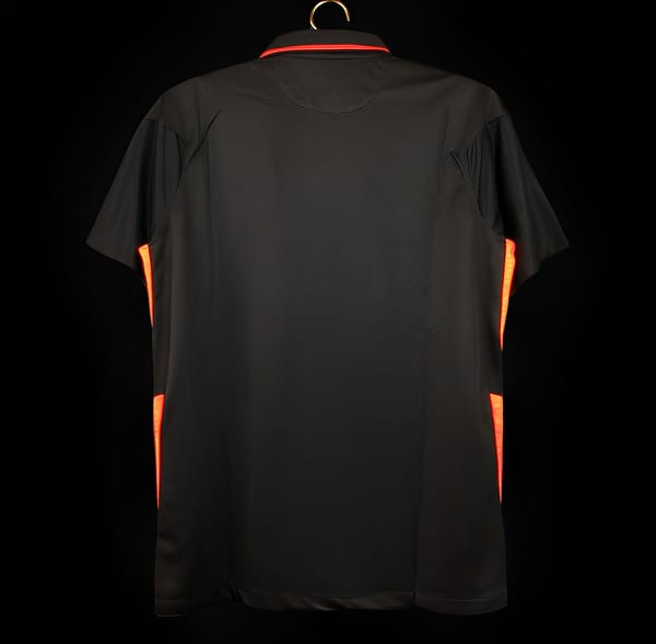 Retro 2020 Netherlands Away Black Jersey - Image 2