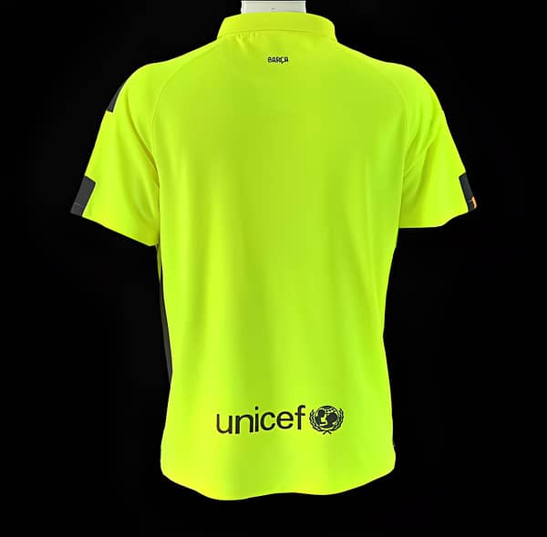 Retro 14/15 Barcelona Third Green Jersey - Image 2