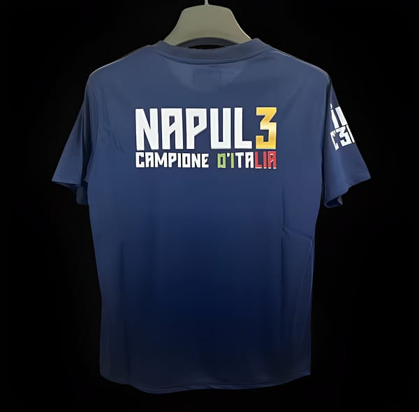 23/23 Napoli Napul 3 Campione D'Italia Navy Jersey - Image 2