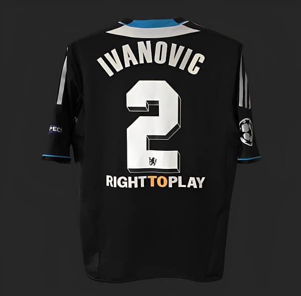Retro 11/12 Chelsea Away Black Jersey - Image 2