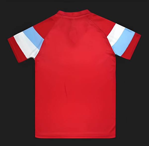 Retro 90/91 Napoli Third Red Jersey - Image 2