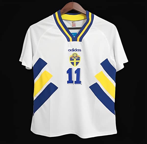 Retro 1994 Sweden Away White Jersey
