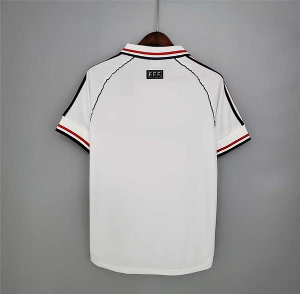 Retro 1998 France Away White Soccer Jersey - Image 9