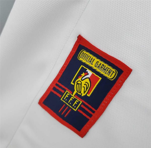 Retro 1998 France Away White Soccer Jersey - Image 13