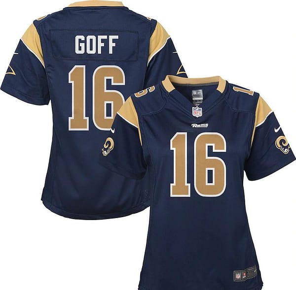 Women's Jared Goff Navy Player Limited Team Jersey