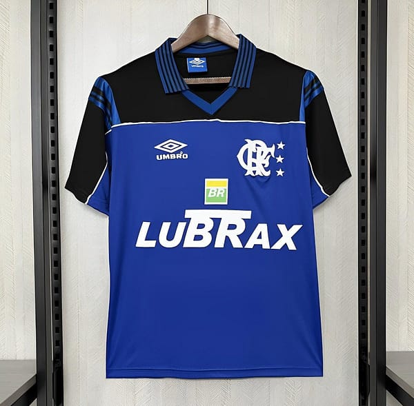 99/00 Retro Flamengo Goalkeeper Blue Jersey