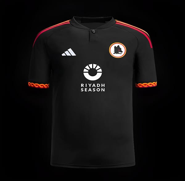 23/24 Roma Third Black Jersey