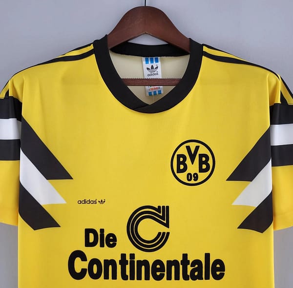 1989 BORUSSIA DORTMUND  DFB POKAL Final Home Jersey - Image 8