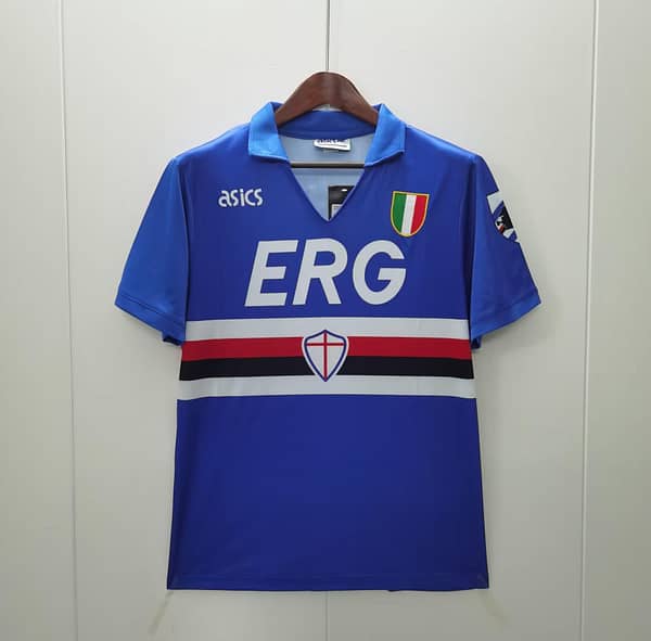 Retro 91/92 Sampdoria Home Jersey - Image 2