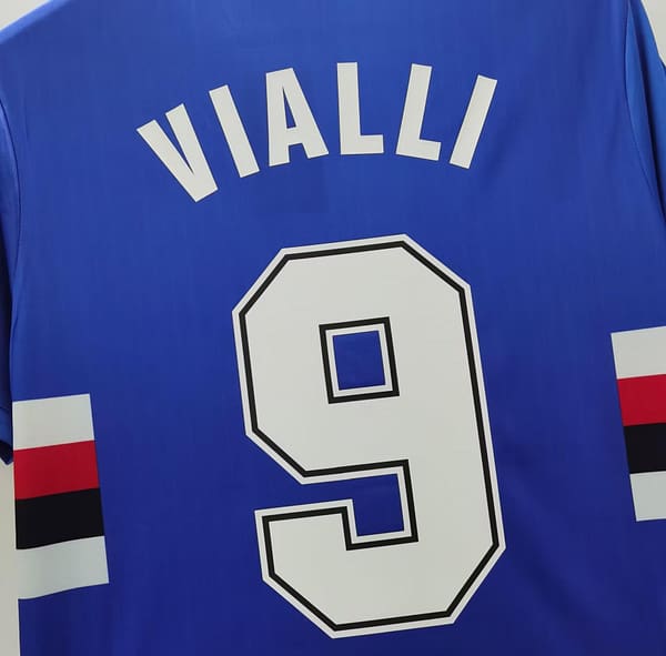 Retro 91/92 Sampdoria Home Jersey - Image 4
