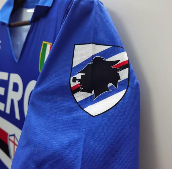 Retro 91/92 Sampdoria Home Jersey - Image 11