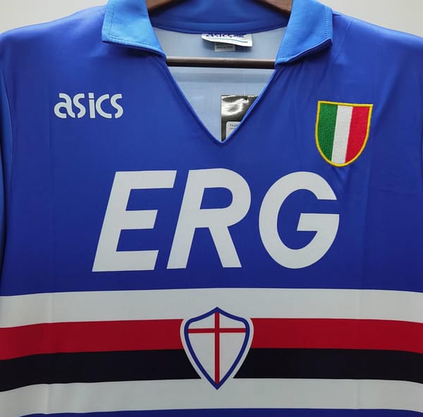 Retro 91/92 Sampdoria Home Jersey - Image 12