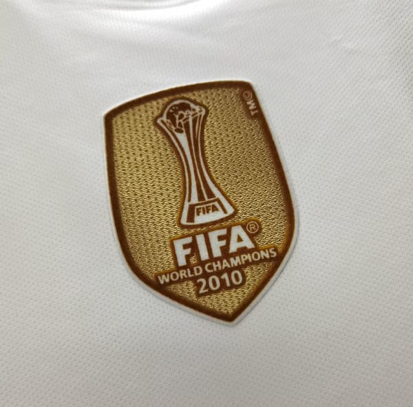 Retro 10/11 Inter Milan Away White Jersey With Full Patches - Image 11