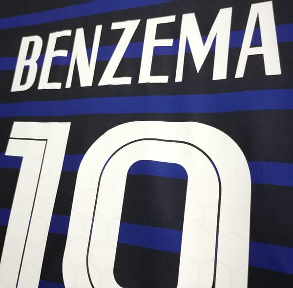 Retro 2020 France Benzema Jersey - Image 5