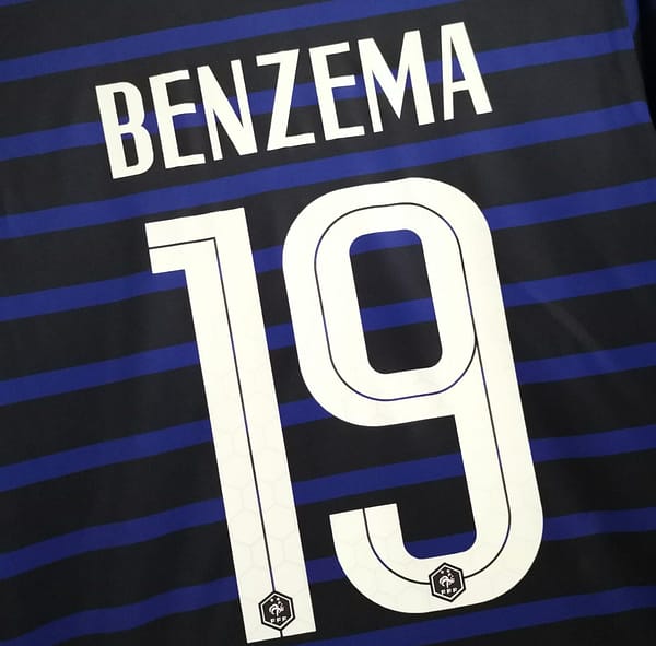 Retro 2020 France Benzema Jersey - Image 7