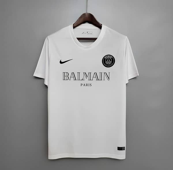 Retro 2020 PSGx Balmain White Jersey - Image 8
