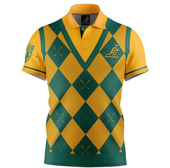 Wallabies 2021 Men's Fairway Golf Polo Shirts