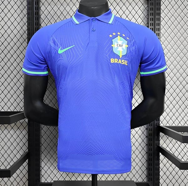 25/26 Player Version Brazil POLO Blue Jersey