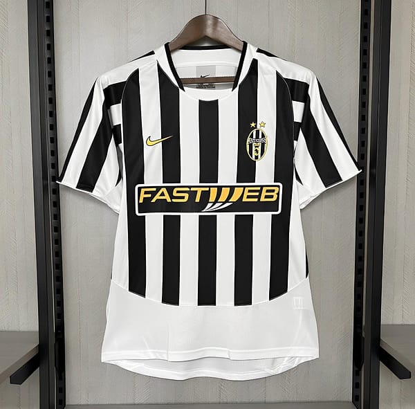 03/04 Retro Juventus Home Jersey