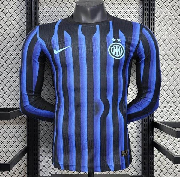 25/26 Player Version Inter Milan Home Long Sleeve Jersey