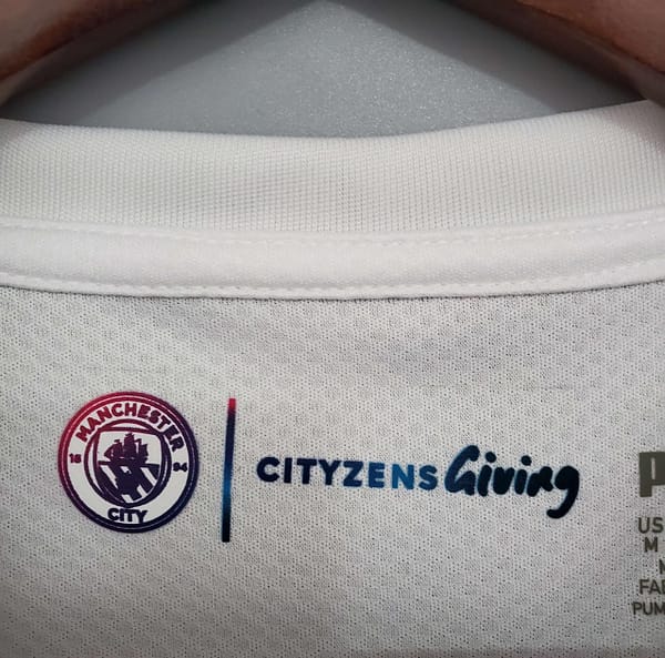 Retro 21/22 Manchester City Away White Jersey - Image 10