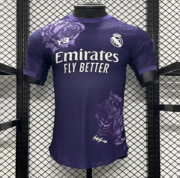 Player Version 24/25 Real Madrid x Yamamoto Purple Jersey