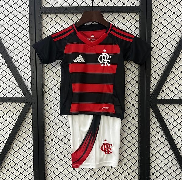 25/26 Kids Flamengo Home Size 16-28 Jersey