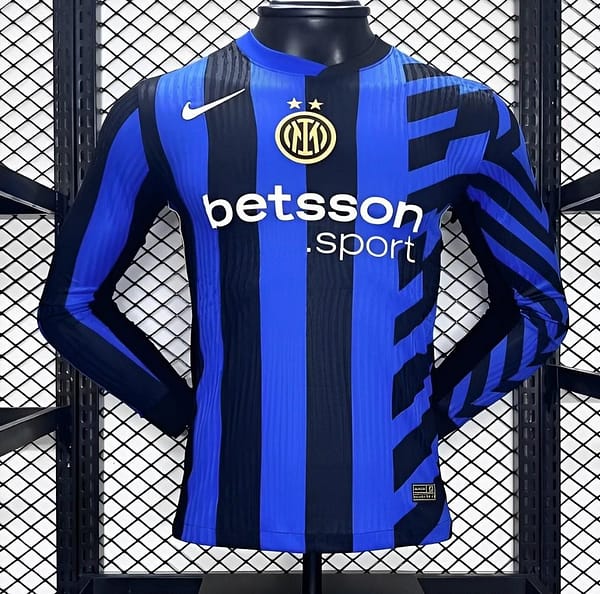Player Version 24/25 Inter Milan Home Long Sleeve Jersey
