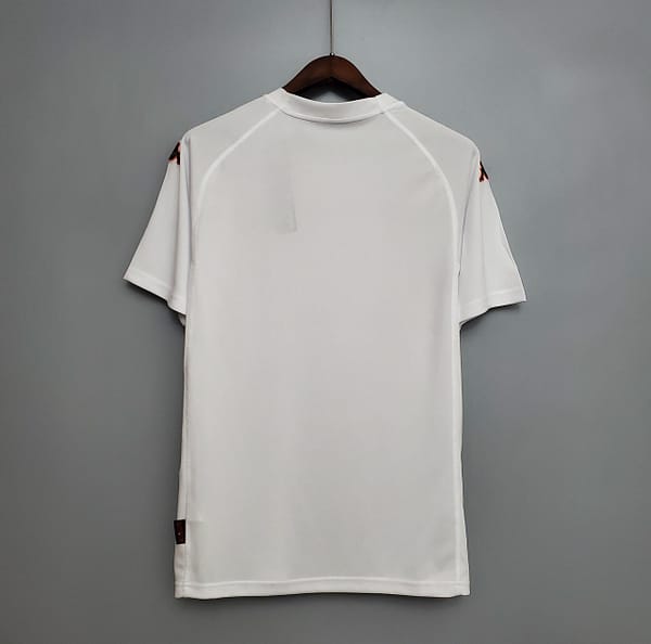 Retro 00/01 AS Roma Away White Jersey - Image 2